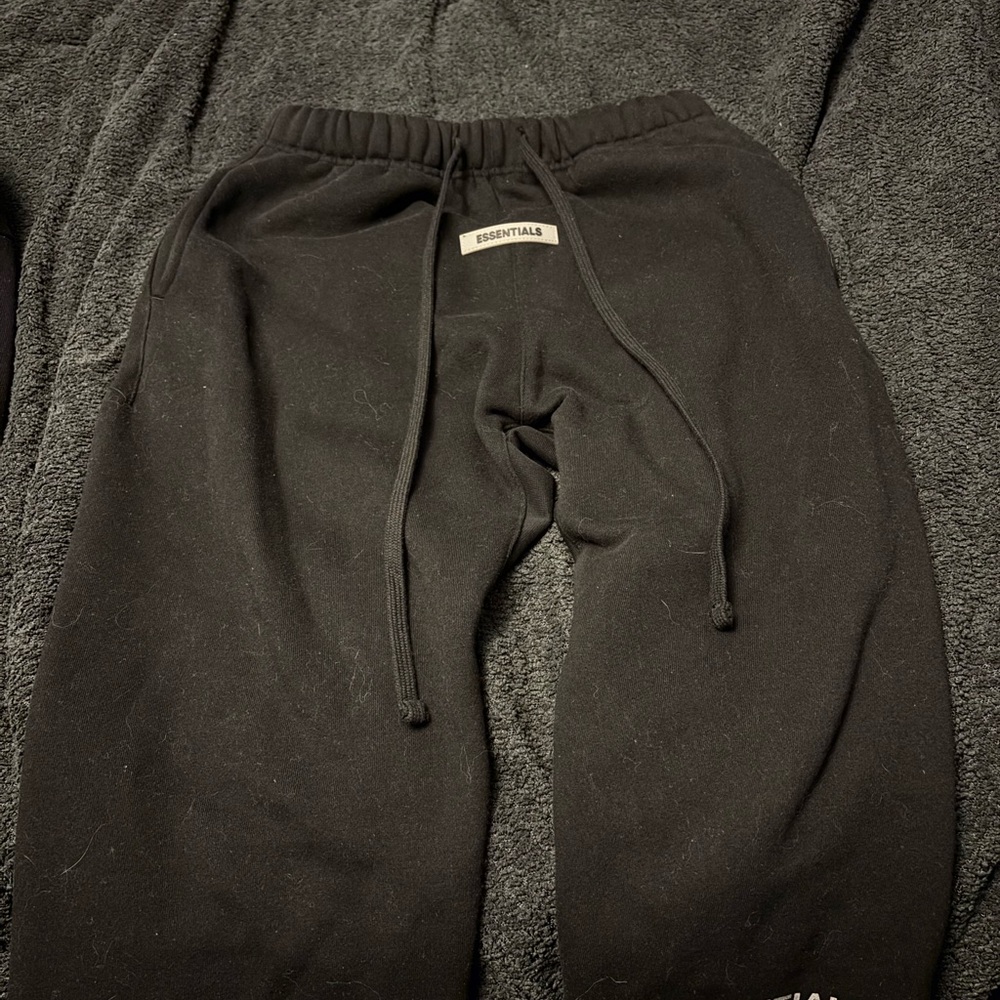 Essentials Black Joggers